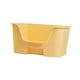 thumbnail image 3 of Cajas de arena para gatos de lados altos Inodoro abierto para gatos Recipiente grande para arena para gatos para interiores Amarillo sin rueda, 3 of 8