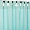 Sunbrella Canvas Glacier Outdoor Curtain with Tabs 50 in. x 120 in