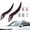 Carbon Fiber Red, variant on Dragon Horns for Car Roof Decor 3D Devil Horn Adhesive Exterior Accessories for SUVs Trucks Sedans 2 Pack