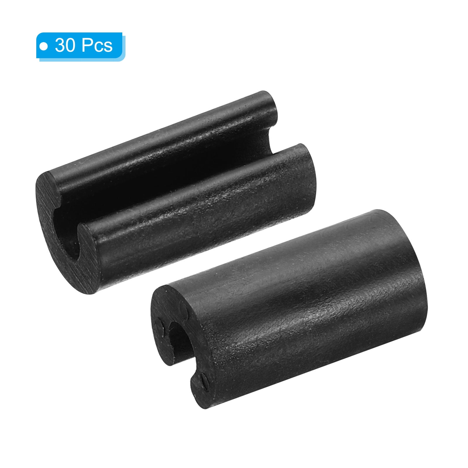 Unique Bargains Plastic Kitchen Sink Rack Feet Protective Replacement Bumpers Black