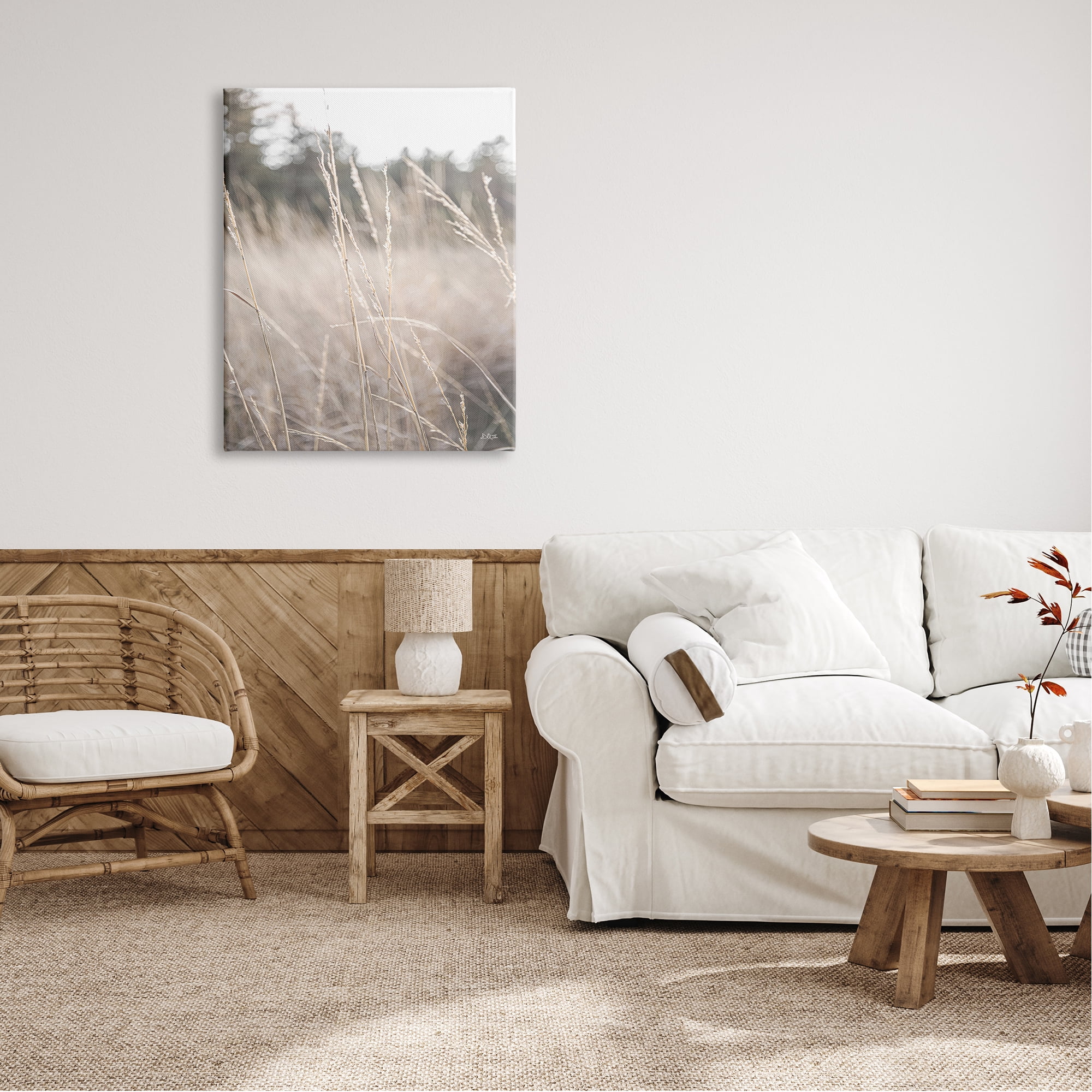 Stupell Industries Warm Rural Field Tall Grass Countryside Scenery Canvas Wall Art, 30 x 40, Design by Donnie Quillen