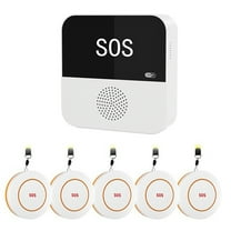 Tuya Smart WiFi SOS Call Button for Elderly Emergency Medicals Alert System with Caregiver Pager for Seniors Patients