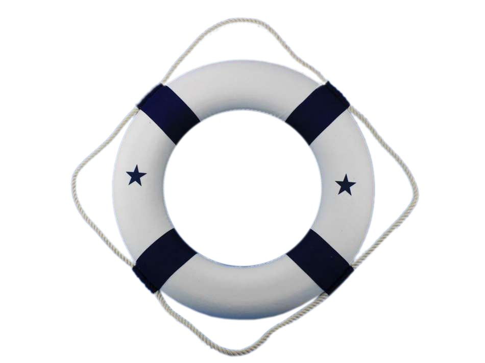 Blue and White Lifering 30" Decorative Life Rings Life Ring For Sale
