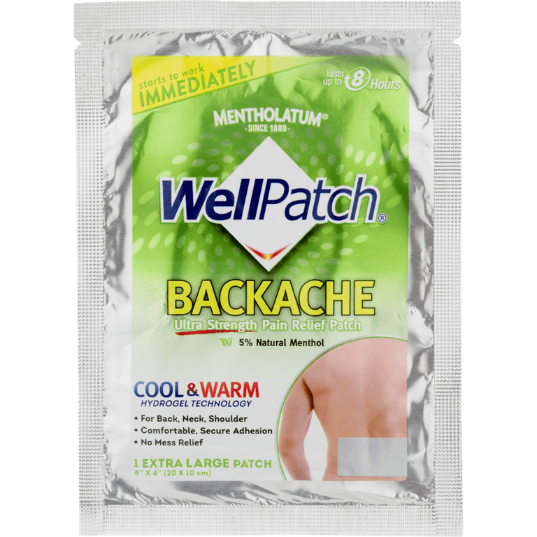 Wellpatch Backache Extra Large 4 Patches