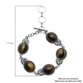 thumbnail image 3 of Tigers Eye Bracelet for Women Jewelry with Size 8" Ct. 42 Birthday Christmas Gifts for Women, 3 of 5