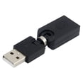 thumbnail image 2 of 360º Swivel Adjustable Angle USB 2.0 Male to Female Adapter Cable Converter, 2 of 7