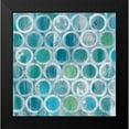 thumbnail image 2 of Hristova, Albena 20x20 Black Modern Framed Museum Art Print Titled - Stack of Tubes Blue, 2 of 5