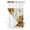 White, variant on No Hook Shower Curtain with Snap-in Liner, Farmhouse Sunflower Waterproof Fabric Bathroom Curtains, Vintage Daisy Butterflies Rustic Wood Bath Curtains & Mesh Top Window Stand Up Stall 36"x72"