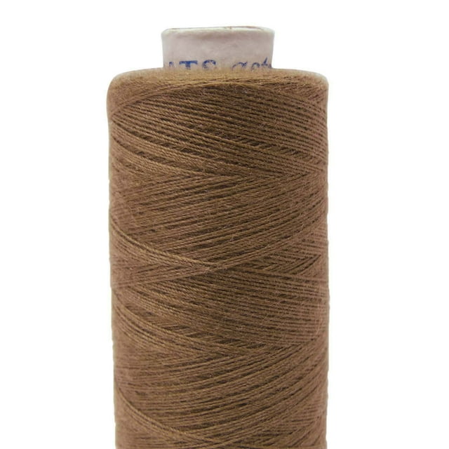 IBA Indianbeautifulart Fil de Polyester en Gros Fournitures de Couture Machine à Main Brun Courtepointe 10 Pcs
