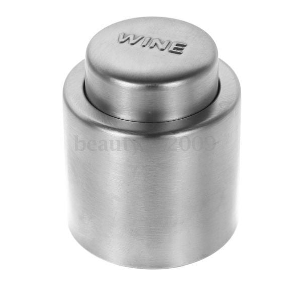 Tapones de Corcho Botella Almacenamiento Cap Vino Sellada Vacío Acero Inoxidable # 1 UNA BLESIY Tapón de botella