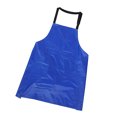 thumbnail image 2 of PVC-coated Waterproof Apron with Pocket Adjustable Anti-oil Apron for Chef Hot Pot Restaurant (Blue), 2 of 8
