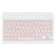 thumbnail image 1 of Teclado inalámbrico de 10 pulgadas, diseño ultrafino y antideslizante, tipo silencioso, teclado portátil rápido para Android IOS/Windows (rosa), 1 of 10