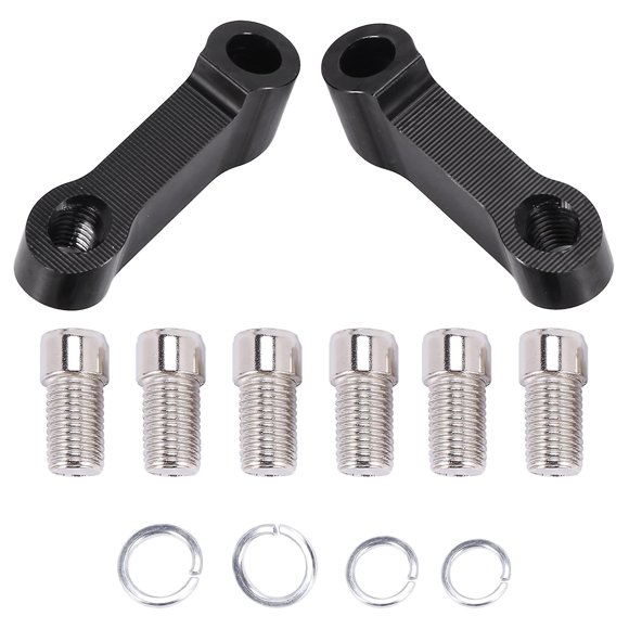 Cnc Universal Aluminum 10mm Motorcycle Mirror Mount Riser Extenders Spacers Extension Adapter Adaptor Moto M10 Accessories
