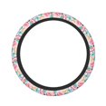 thumbnail image 1 of Balery Cupcakes and Donuts Fundas elásticas antideslizantes para volante, funda protectora universal para hombre y mujer, 15 pulgadas, accesorios para coche., 1 of 6