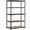 Black, variant on SSyao 5-Tier Utility Shelves, Metal Storage Shelves, Adjustable Shelving Units, Boltless Assembly, Garage Shelves Shed Shelving for Warehouse Garage Shed Basement 27.5 x 12x 60 Inch-Neptune Blue