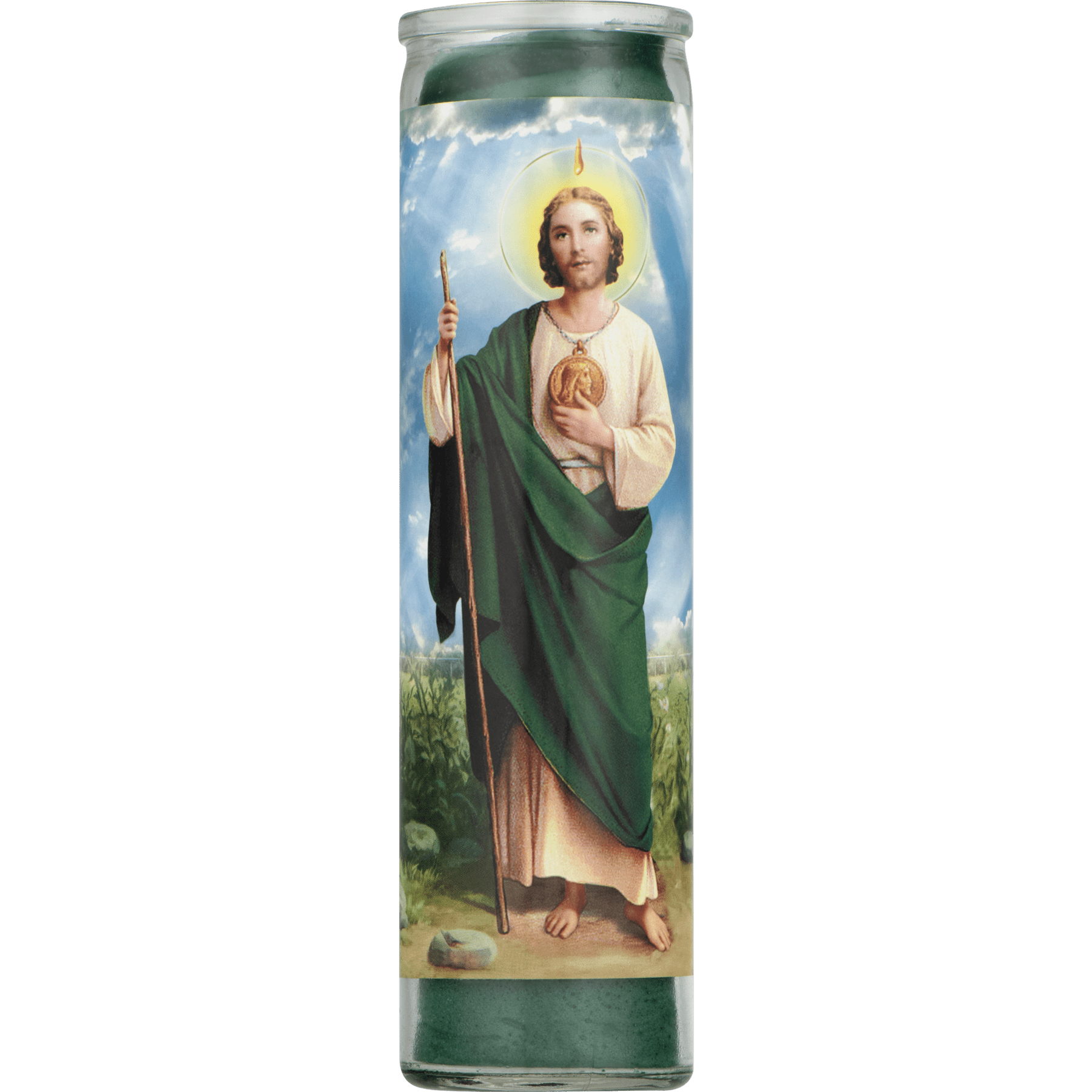 San Judas Tadeo Bright Glow Candle