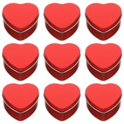 10Pcs Heart Shaped Candy Box Valentines Day Gift Packing Box Small Chocolate Container