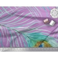 thumbnail image 3 of Soimoi Cotton Duck Fabric Peacock Feather Fabric Prints by Yard 42 Inch Wide, 3 of 3
