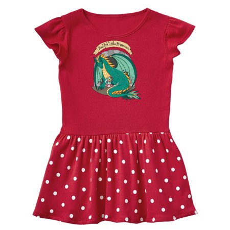 

Inktastic Daddy s Little Princess with Dragon Gift Toddler Girl Dress