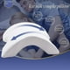 thumbnail image 2 of U-Shaped Memory Foam Pillow for Couples, Arm Support Cushion with Ice Silk Cover for Nap and Relaxation, 2 of 3