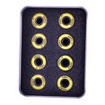 thumbnail image 1 of Rodamientos para patinetas Zulema Premium de acero ABEC 11 para monopatín amarillo, 1 of 8