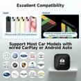 thumbnail image 5 of Herilary Wireless Apple Carplay Adapter Wireless Android Auto Car Play Cars Stereo Adapter for OEM Wired to Wireless CarPlay Dongle for Cars, 5 of 9