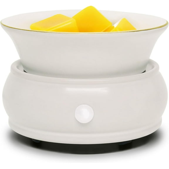 Wax Melt Warmer Burner Electric Scented Candle Wax Warmer, 4-in-1 Scented Wax Fragrance Melter for Home Office Bedroom Living Room Decor