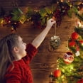 thumbnail image 7 of EGYMEN Shatterproof Black Christmas Tree Drop Ornaments Hanging Decorations for Holiday and Party Decor, 7 of 7