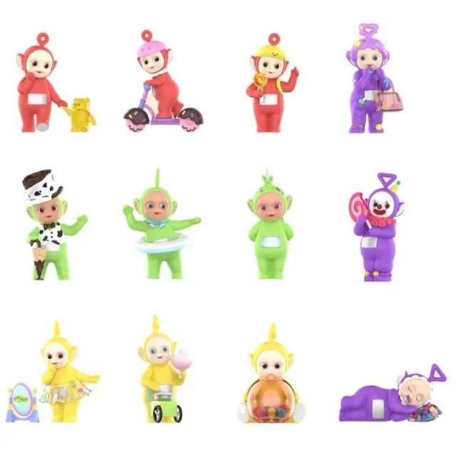 Genuine Teletubbies Dream Candy World Series Cute Super Cute Movable Model Desktop Model Decoration Collect Toys Birthday Gift