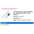 thumbnail image 2 of A/C Receiver Drier / Desiccant Element Kit - Compatible with 2003 - 2008 Mazda 6 2004 2005 2006 2007, 2 of 2