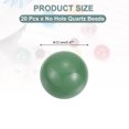 thumbnail image 2 of Uxcell 20 Pcs Quartz Pearl Balls, 12mm Round Glass Crystal Loose Beads for Vase Filler, Resin Art, Jewelry Making, DIY Crafts, Home Decoration, Dark Green, 2 of 6