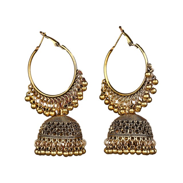 Sonducket Pendientes de borla ligeros Vintage delicados para mujeres étnicas Pendientes de borla étnica Kolczyki Ropa, zapatos y accesorios Miscelánea Oro