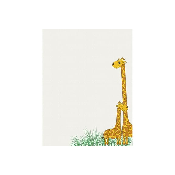 Great Papers! Baby Mama Giraffe Letterhead 8.5"H x 11"W 80/Count (2017032)