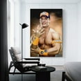 thumbnail image 3 of John Cena Poster, Canvas Wall Hanging Art Painting, Artwork Print for Home Decor Bedroom Living Room Dorm, Unframe, 3 of 8