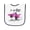 White and Navy, variant on Inktastic Go Go Go Pink Racing Car Baby Terry Cloth Bib