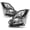 Black Clear, variant on For 2010 2011 2012 Nissan Sentra Black Housing Amber Corner Headlights Lamps L+R