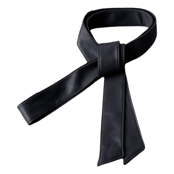 FVDPWYE Trench Coats Waist Belt Decorative Women Girls Easy to Wear Windbreaker Belt Black