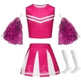 thumbnail image 3 of FAOWME Outfit Sets Children Cheerleading Team COS Cartoon Stage Performance Competition Carnival Party Sets Clothes Sets Trendy O-Neck Dailywear, 3 of 4