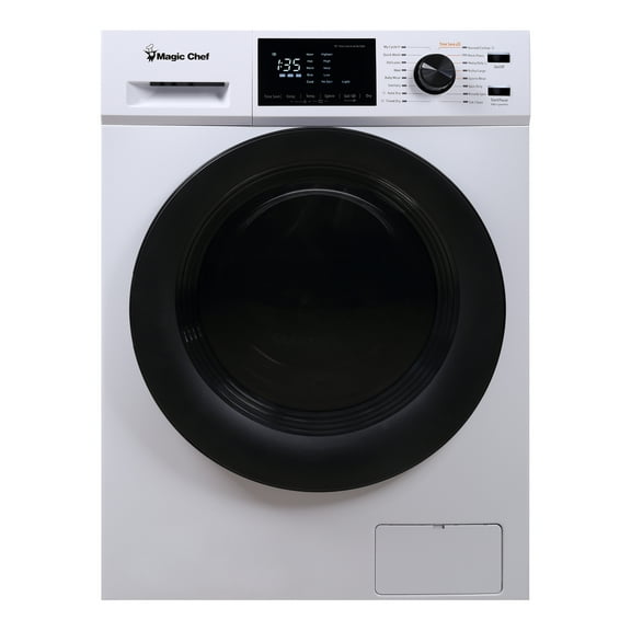 Magic Chef 2.7 cu. ft. White All in One Ventless Washer Dryer Combo in White