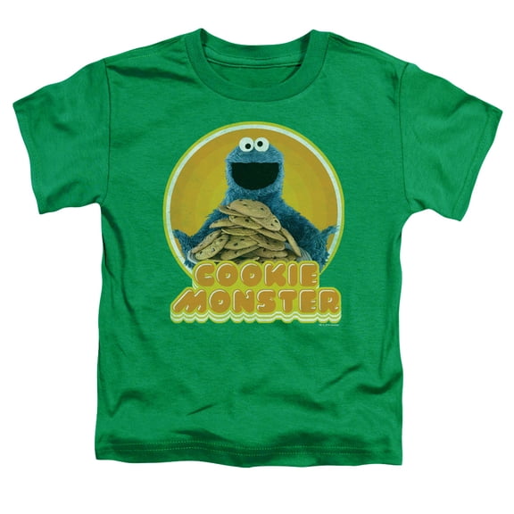 Sesame Street - Cookie Iron On - Toddler Short Sleeve Shirt - 3T