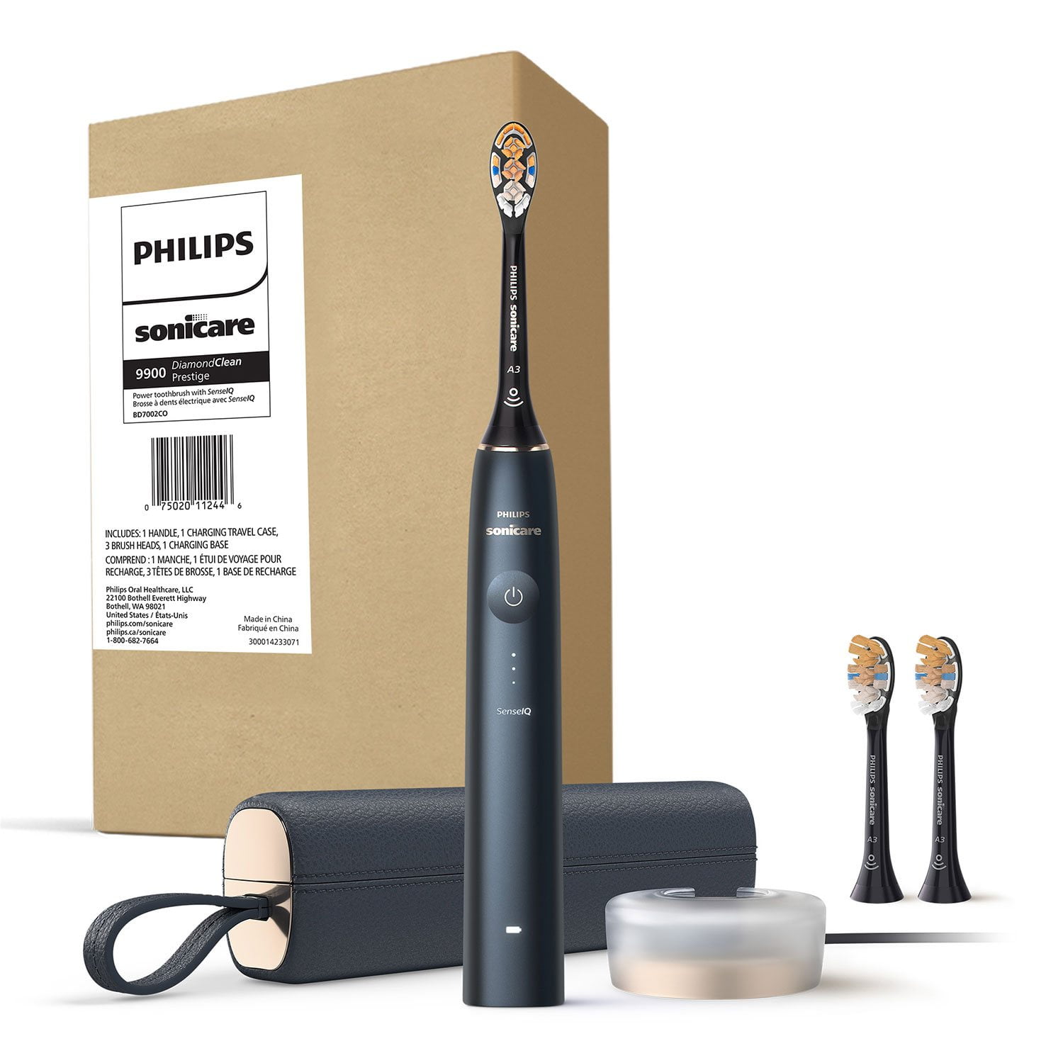 Philips Sonicare Prestige 9900 Power Toothbrush, Midnight