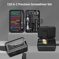 thumbnail image 3 of Micro 132-in-1 Micro Magnetic Screwdriver Set Mini  Screwdriver Set With Color-coded Identification Repair Tool Kit 108 Screwdrivers Bits Small Manual Screw Driver, 3 of 7