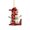 L-8X7CM, variant on WUJGXI Red Furry Letter Christmas Ornament Snowman Xmas Tree Home Party Decor Custom Holiday Decoration