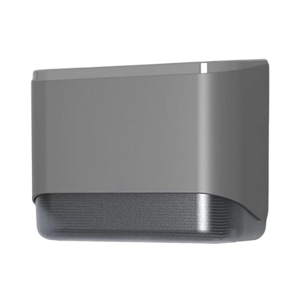 Caja de pañuelos Caja de almacenamiento de papel de seda Organizador de baño Caja de almacenamiento de pañuelos faciales Gris