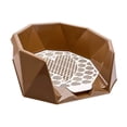 thumbnail image 4 of BELOVING Dog Potty Pad Durable Open Top Entry Dog Litter Pan Pet Training Pads Holder Coffee, 4 of 10
