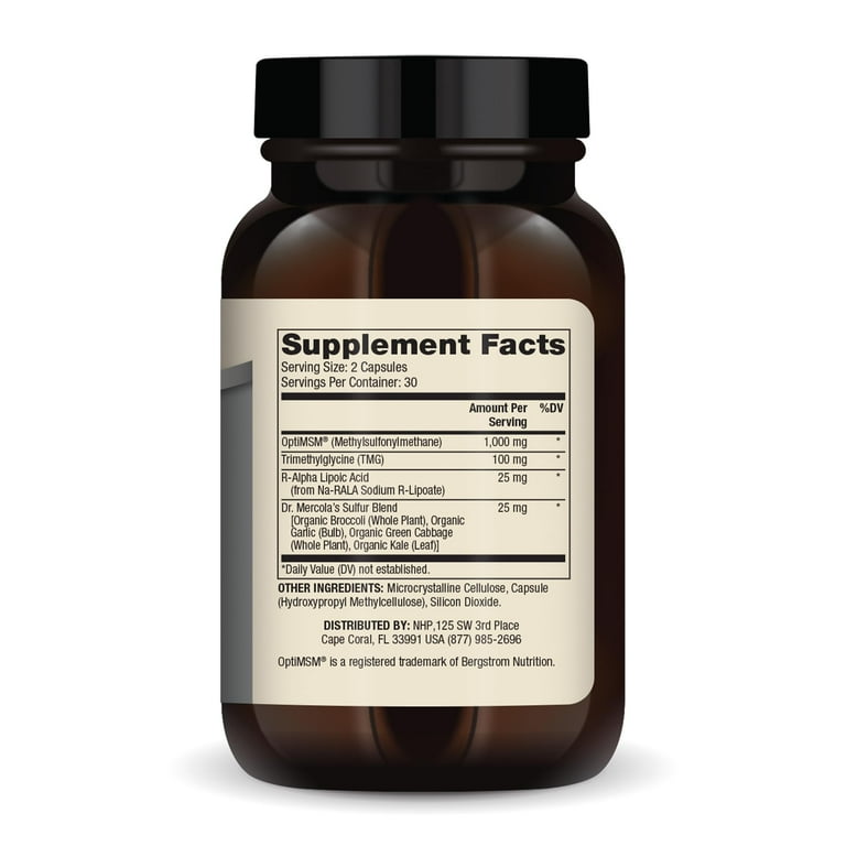best form of glutathione dr mercola Dr. Mercola, MSM Methylsulfonylmethane Sulfur Complex Dietary Supplement, 30 Servings (60 Capsules), Non GMO, Soy Free, Gluten Free Dr. Mercola Wild Caught Marine