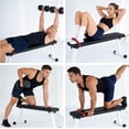 thumbnail image 6 of Senfot Household Strength Training Bench Stable Iron Plastic Frame Indoor Bodybuilding Workout Fitness Stool Black, 6 of 8