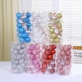 thumbnail image 2 of 30Pcs/Box Christmas Balls Colorful Festival Electroplating Decorative Anti-fade Scene Layout DIY  Tree Hanging Balls Pendants Party Decor for Wedding, 2 of 8