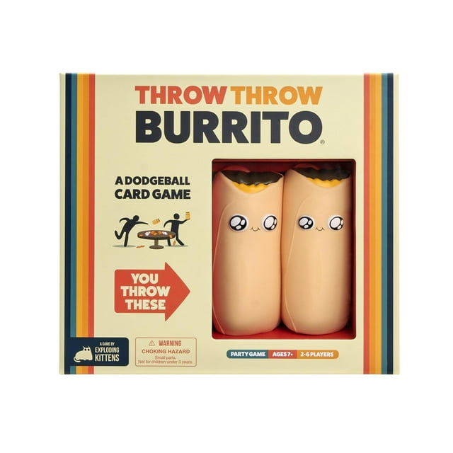 Juego de cartas Exploding Kittens Throw Throw Burrito Dodgeball