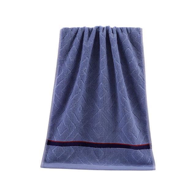 Avdolw Soft Absorbent Polyester Face Towel - 35.4x15.75in, Multicolor, for Bathroom, Spa, Pool & Gym (Quick Dry, Double-Stitched Edges)